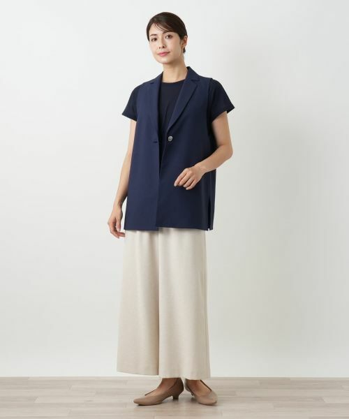 Leilian / レリアン テーラードジャケット | ラペルドベスト | 詳細4