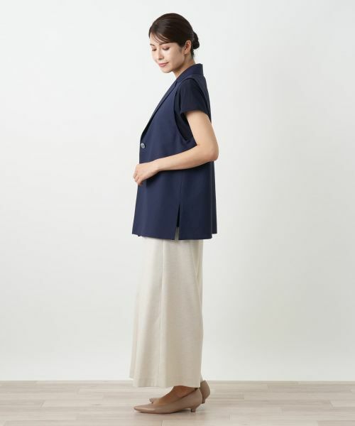 Leilian / レリアン テーラードジャケット | ラペルドベスト | 詳細5