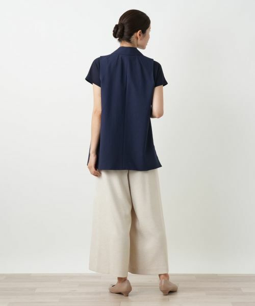 Leilian / レリアン テーラードジャケット | ラペルドベスト | 詳細6