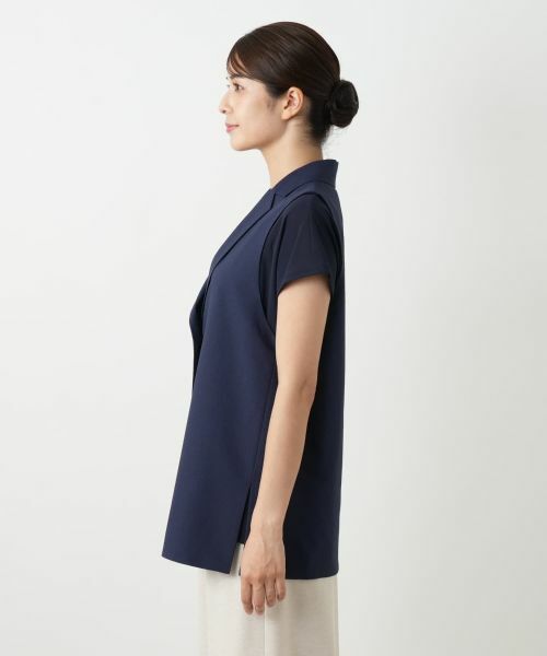 Leilian / レリアン テーラードジャケット | ラペルドベスト | 詳細8