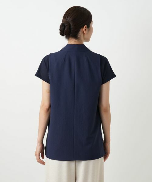 Leilian / レリアン テーラードジャケット | ラペルドベスト | 詳細9