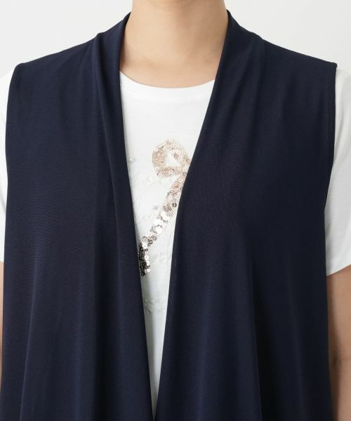 Leilian / レリアン テーラードジャケット | セミロングベスト | 詳細10