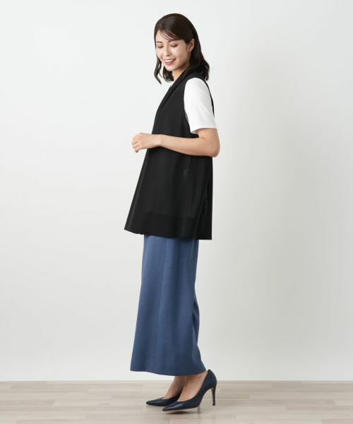 Leilian / レリアン テーラードジャケット | セミロングベスト | 詳細2