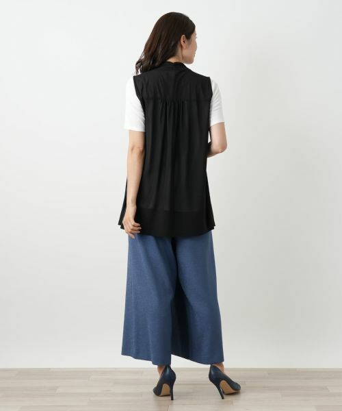 Leilian / レリアン テーラードジャケット | セミロングベスト | 詳細3