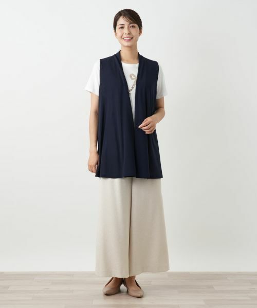 Leilian / レリアン テーラードジャケット | セミロングベスト | 詳細4