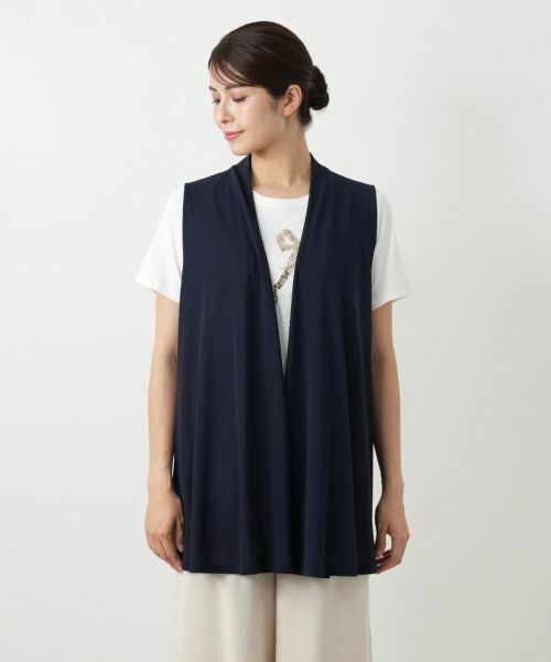 Leilian / レリアン テーラードジャケット | セミロングベスト | 詳細7