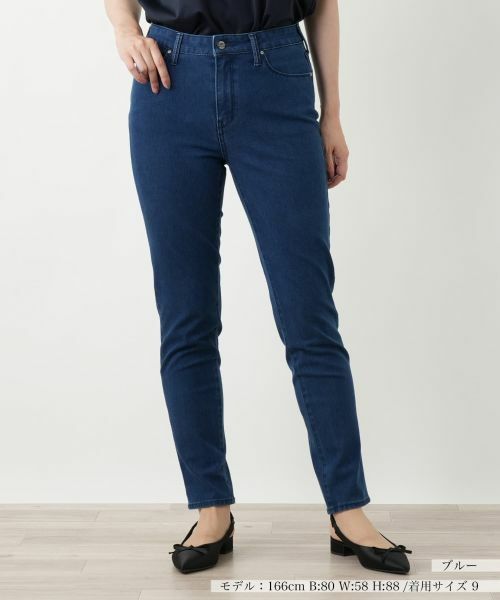 Leilian/レリアン スキニーデニムパンツ【L JEANS】 ブルー系 7(S) Leilian/レリアン スキニーデニムパンツ【L JEANS】 ブルー系 7(S)