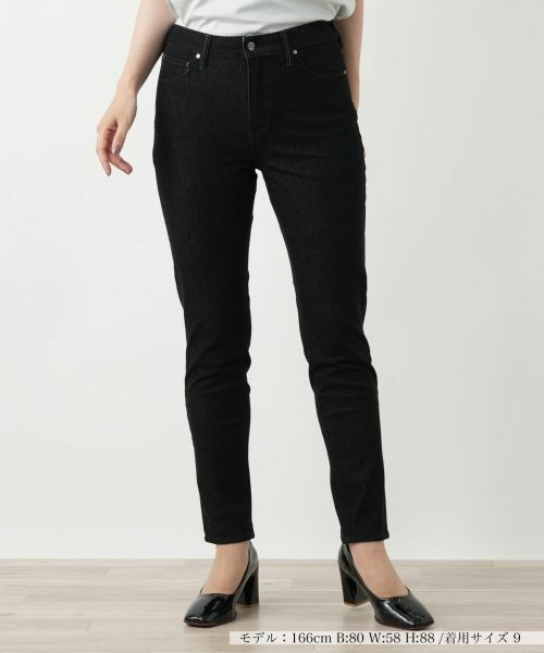 Leilian/レリアン スキニーパンツ【L JEANS】 ブラック 13(XL) Leilian/レリアン スキニーパンツ【L JEANS】 ブラック 13(XL)