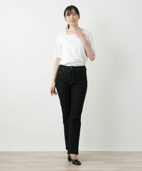 Leilian / レリアン デニムパンツ | ストレッチパンツ【L JEANS】 | 詳細4