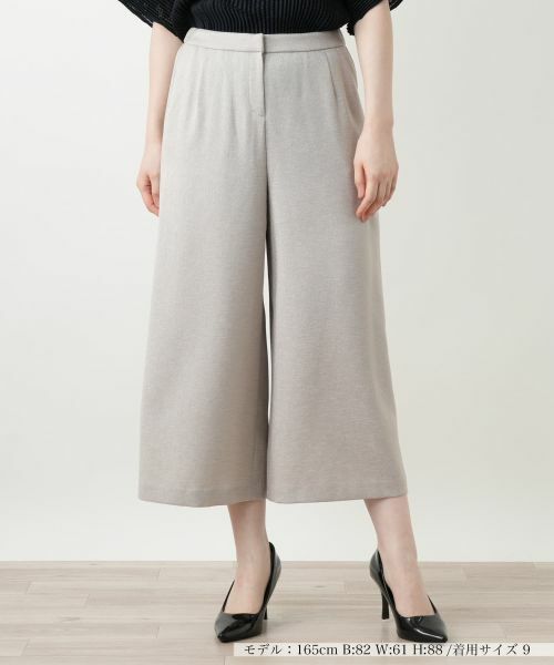Leilian/レリアン ワイドパンツ【Leilian WHITE LABEL】 キャメル 11(L) Leilian/レリアン ワイドパンツ【Leilian WHITE LABEL】 キャメル 11(L)