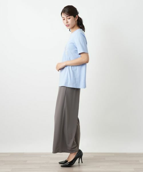 Leilian / レリアン Tシャツ | ラインストーンカットソー【Leilian WHITE LABEL】 | 詳細10