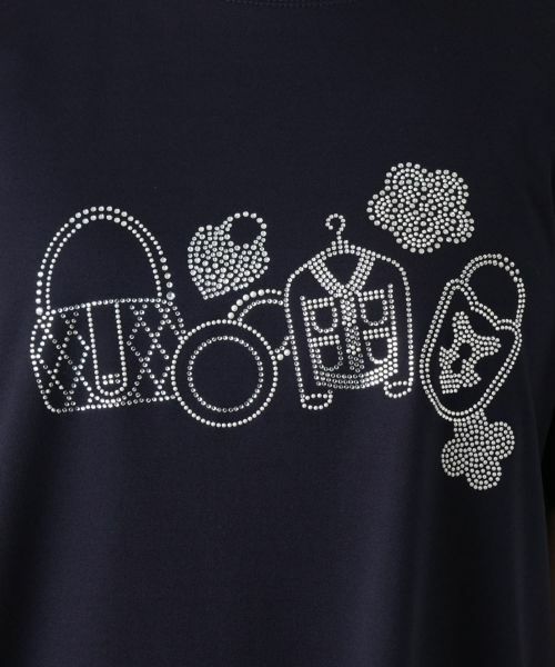 Leilian / レリアン Tシャツ | ラインストーンカットソー【Leilian WHITE LABEL】 | 詳細4