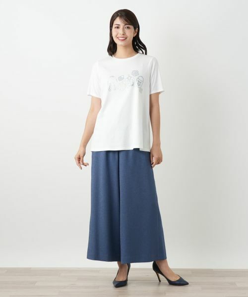 Leilian / レリアン Tシャツ | ラインストーンカットソー【Leilian WHITE LABEL】 | 詳細5