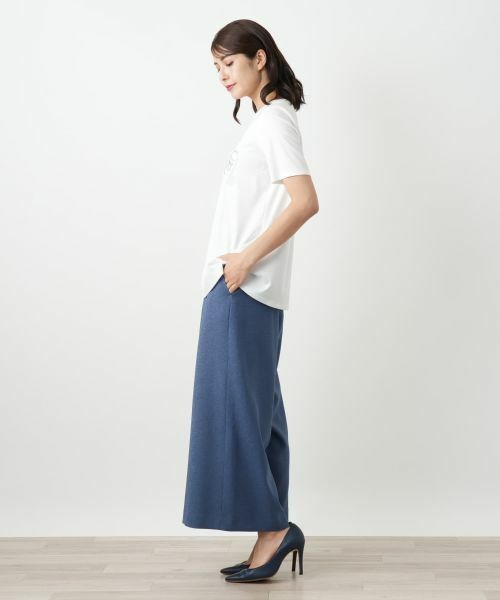 Leilian / レリアン Tシャツ | ラインストーンカットソー【Leilian WHITE LABEL】 | 詳細6