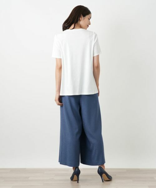 Leilian / レリアン Tシャツ | ラインストーンカットソー【Leilian WHITE LABEL】 | 詳細7