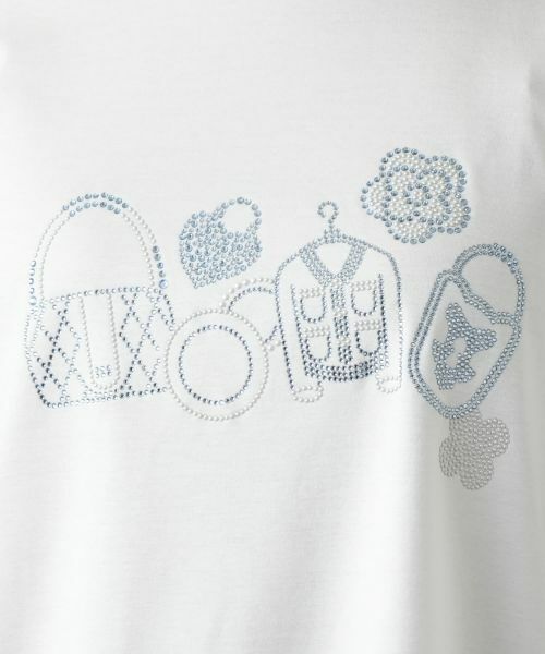 Leilian / レリアン Tシャツ | ラインストーンカットソー【Leilian WHITE LABEL】 | 詳細8