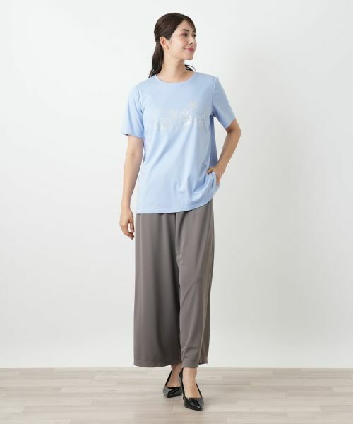 Leilian / レリアン Tシャツ | ラインストーンカットソー【Leilian WHITE LABEL】 | 詳細9