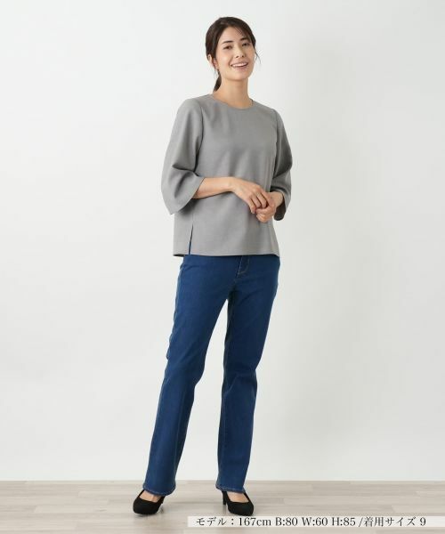 Leilian / レリアン シャツ・ブラウス | 七分袖スリットブラウス | 詳細16