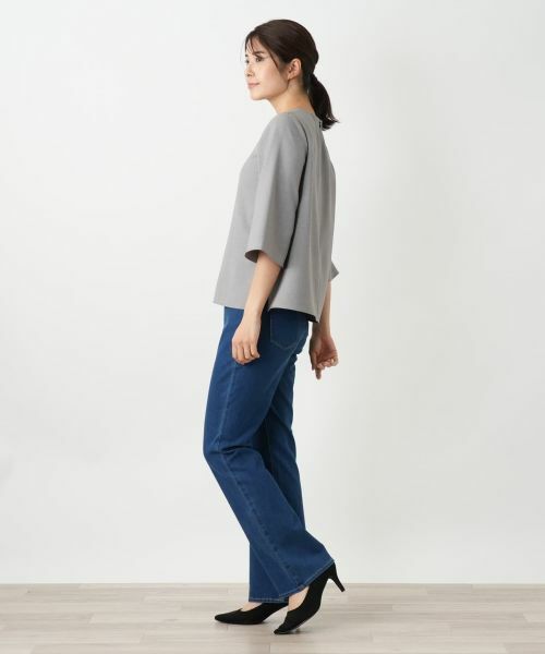 Leilian / レリアン シャツ・ブラウス | 七分袖スリットブラウス | 詳細17