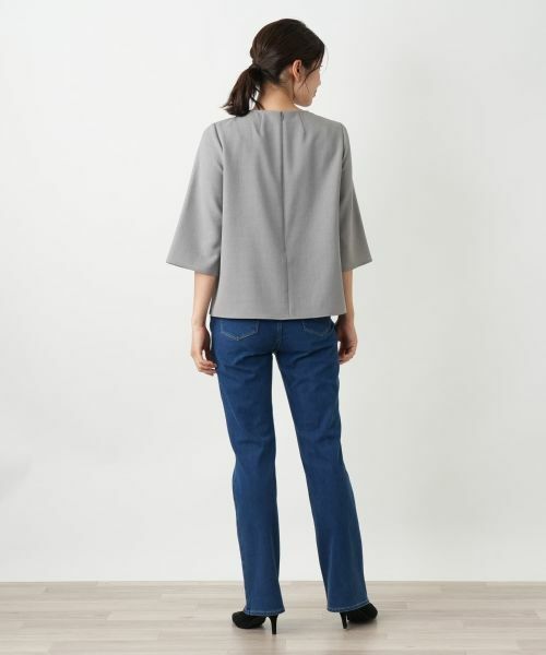 Leilian / レリアン シャツ・ブラウス | 七分袖スリットブラウス | 詳細18