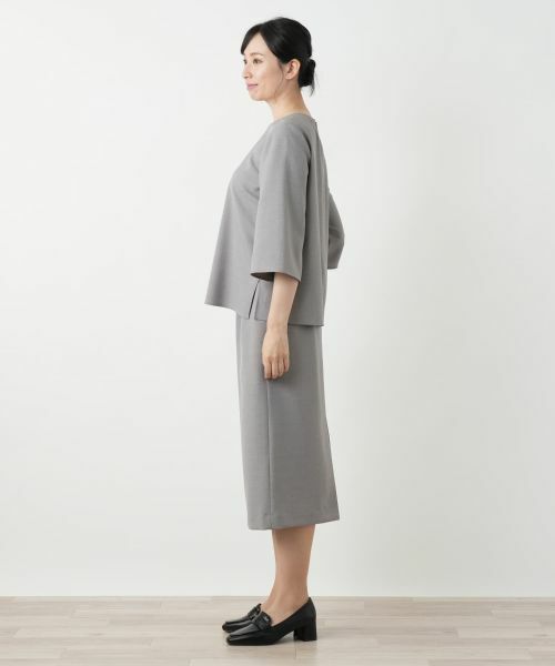 Leilian / レリアン シャツ・ブラウス | 七分袖スリットブラウス | 詳細2