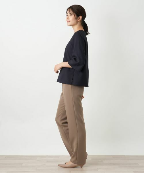 Leilian / レリアン シャツ・ブラウス | 七分袖スリットブラウス | 詳細20