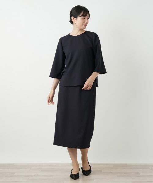 Leilian / レリアン シャツ・ブラウス | 七分袖スリットブラウス | 詳細4