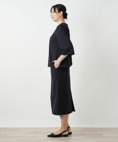 Leilian / レリアン シャツ・ブラウス | 七分袖スリットブラウス | 詳細5