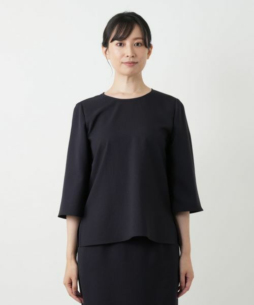 Leilian / レリアン シャツ・ブラウス | 七分袖スリットブラウス | 詳細7