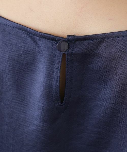 Leilian / レリアン シャツ・ブラウス | 洗えるストレッチサテンブラウス | 詳細18