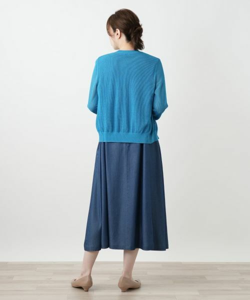 Leilian / レリアン その他アウター | メッシュ編みニットブルゾン | 詳細10