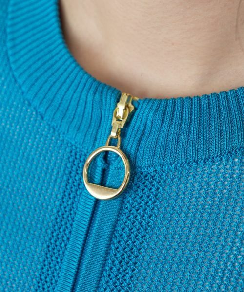 Leilian / レリアン その他アウター | メッシュ編みニットブルゾン | 詳細18