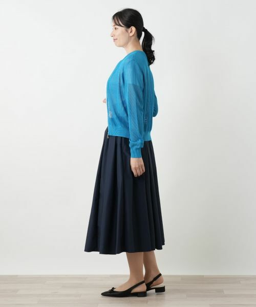 Leilian / レリアン その他アウター | メッシュ編みニットブルゾン | 詳細5