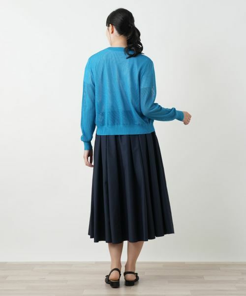 Leilian / レリアン その他アウター | メッシュ編みニットブルゾン | 詳細6