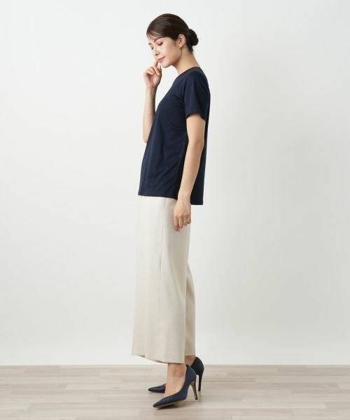 Leilian / レリアン Tシャツ | スパンコール刺繍カットソー【Leilian WHITE LABEL】 | 詳細2