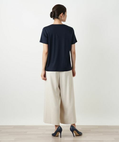 Leilian / レリアン Tシャツ | スパンコール刺繍カットソー【Leilian WHITE LABEL】 | 詳細3