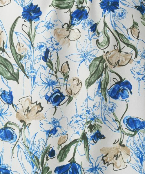 Leilian / レリアン シャツ・ブラウス | フラワー柄スモックブラウス【Leilian WHITE LABEL】 | 詳細15