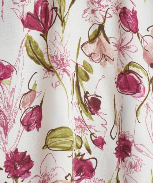 Leilian / レリアン シャツ・ブラウス | フラワー柄スモックブラウス【Leilian WHITE LABEL】 | 詳細17