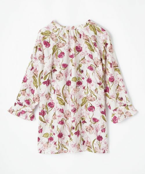 Leilian / レリアン シャツ・ブラウス | フラワー柄チュニックブラウス【Leilian WHITE LABEL】 | 詳細18