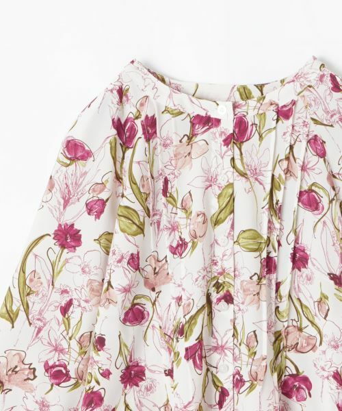 Leilian / レリアン シャツ・ブラウス | フラワー柄チュニックブラウス【Leilian WHITE LABEL】 | 詳細19