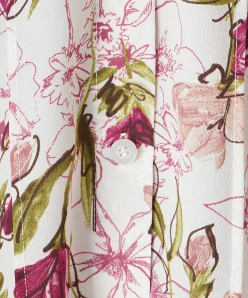 Leilian / レリアン シャツ・ブラウス | フラワー柄チュニックブラウス【Leilian WHITE LABEL】 | 詳細20