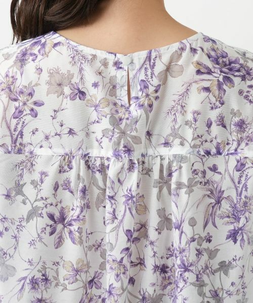 Leilian / レリアン シャツ・ブラウス | フラワー柄ブラウス【Leilian WHITE LABEL】 | 詳細11