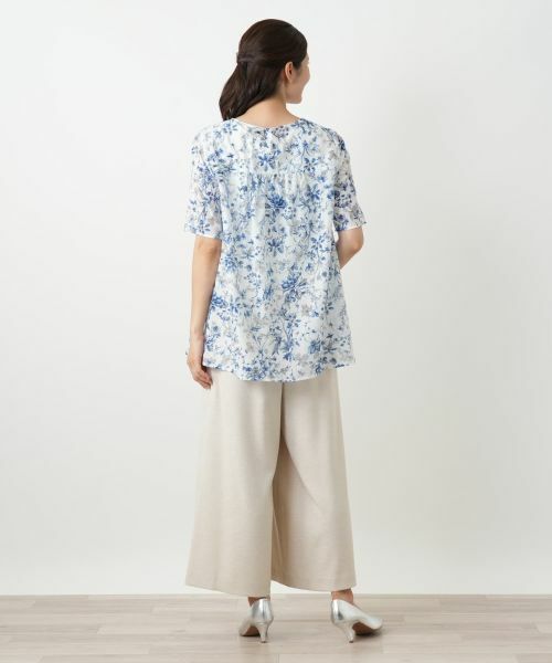 Leilian / レリアン シャツ・ブラウス | フラワー柄ブラウス【Leilian WHITE LABEL】 | 詳細3