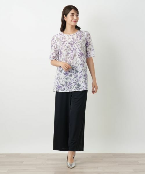 Leilian / レリアン シャツ・ブラウス | フラワー柄ブラウス【Leilian WHITE LABEL】 | 詳細4