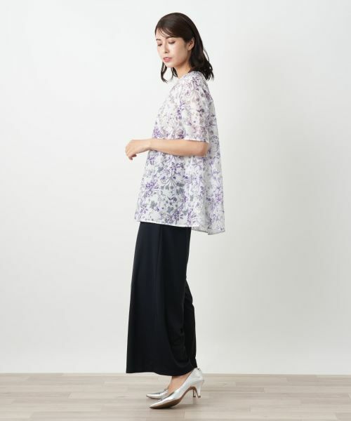 Leilian / レリアン シャツ・ブラウス | フラワー柄ブラウス【Leilian WHITE LABEL】 | 詳細5