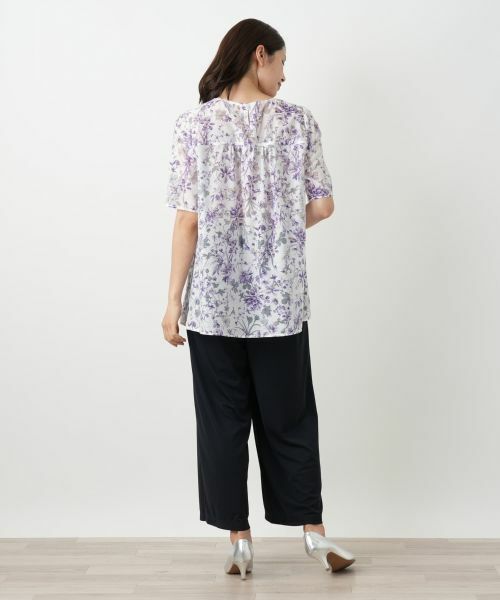 Leilian / レリアン シャツ・ブラウス | フラワー柄ブラウス【Leilian WHITE LABEL】 | 詳細6