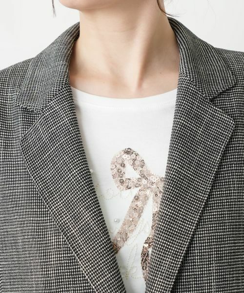 Leilian / レリアン テーラードジャケット | ラペルドベスト【Leilian WHITE LABEL】 | 詳細10