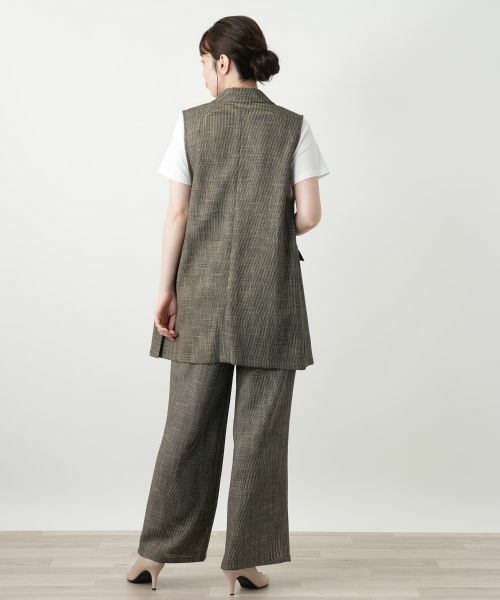 Leilian / レリアン テーラードジャケット | ラペルドベスト【Leilian WHITE LABEL】 | 詳細3