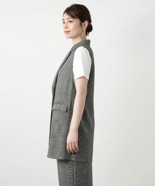 Leilian / レリアン テーラードジャケット | ラペルドベスト【Leilian WHITE LABEL】 | 詳細8