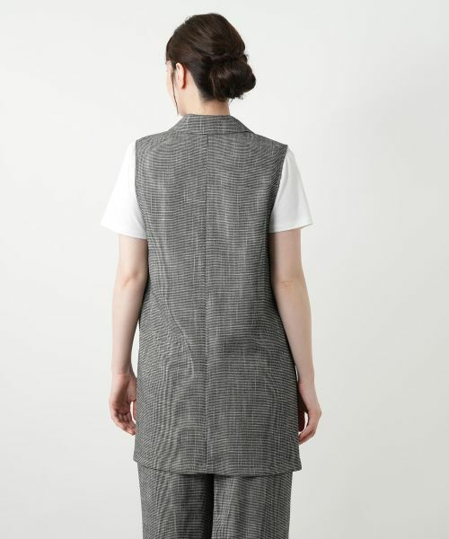 Leilian / レリアン テーラードジャケット | ラペルドベスト【Leilian WHITE LABEL】 | 詳細9